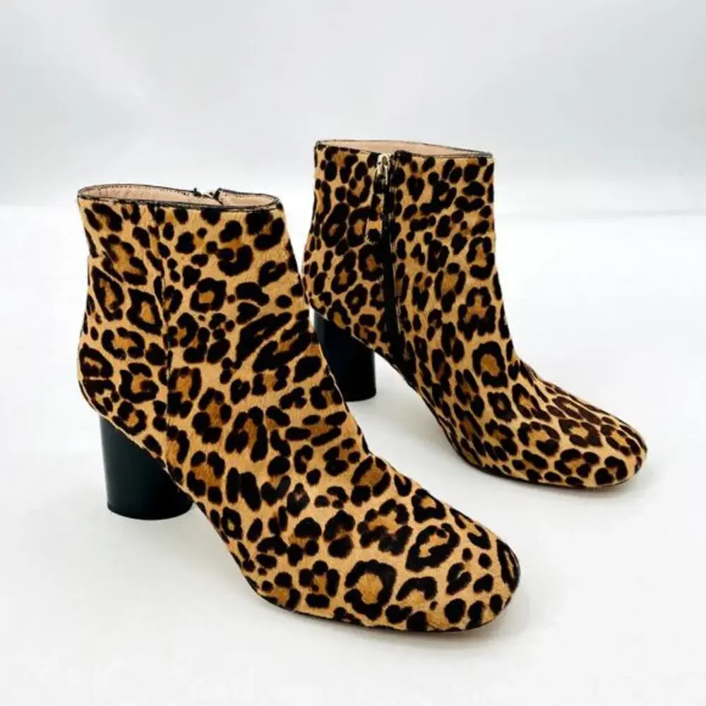 Kate Spade‎ Calf Hair Leopard Heled Booties